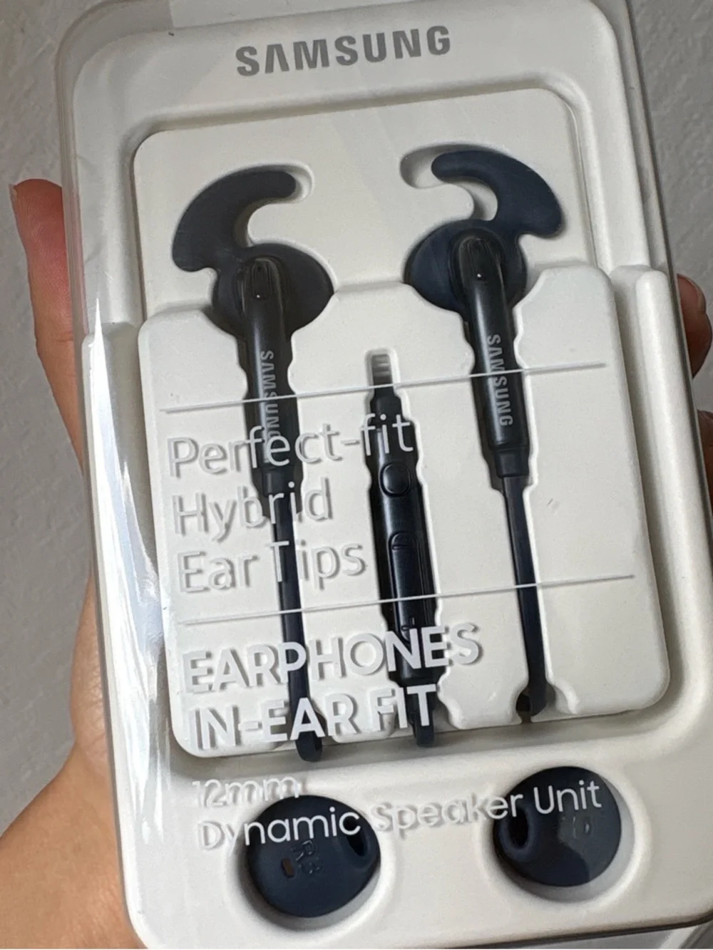 Samsung Navy Blue In-Ear Headphones with Hybrid Ear Tips